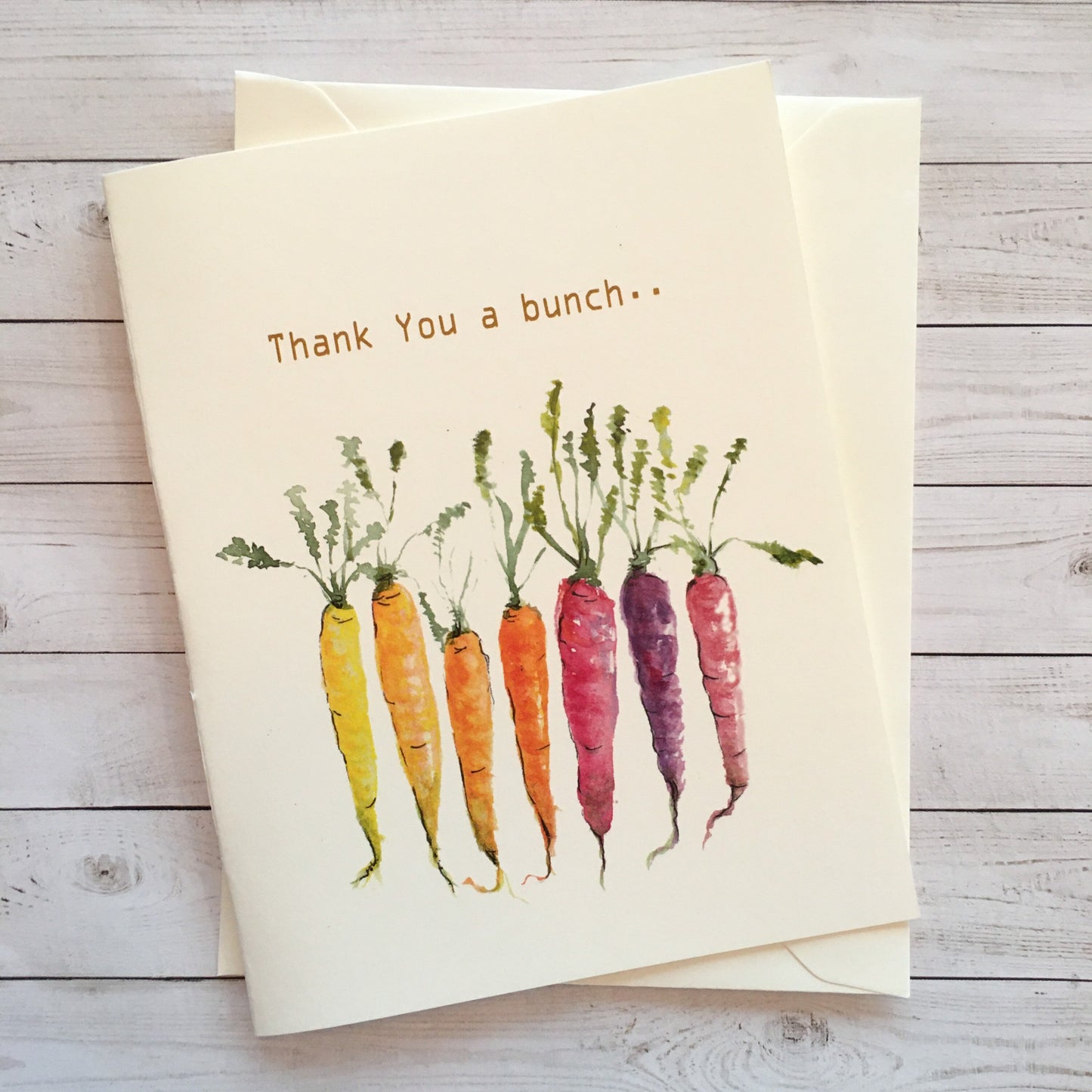 Thank you A Bunch of Carrots