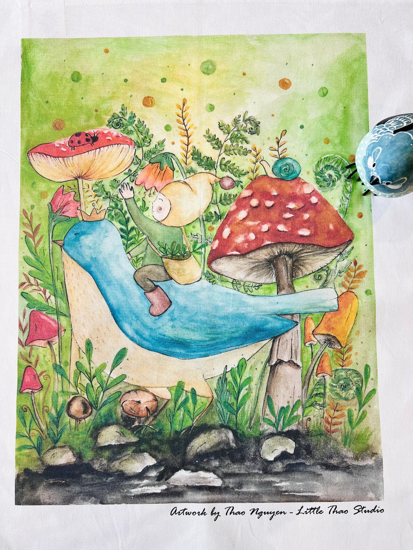 In the garden