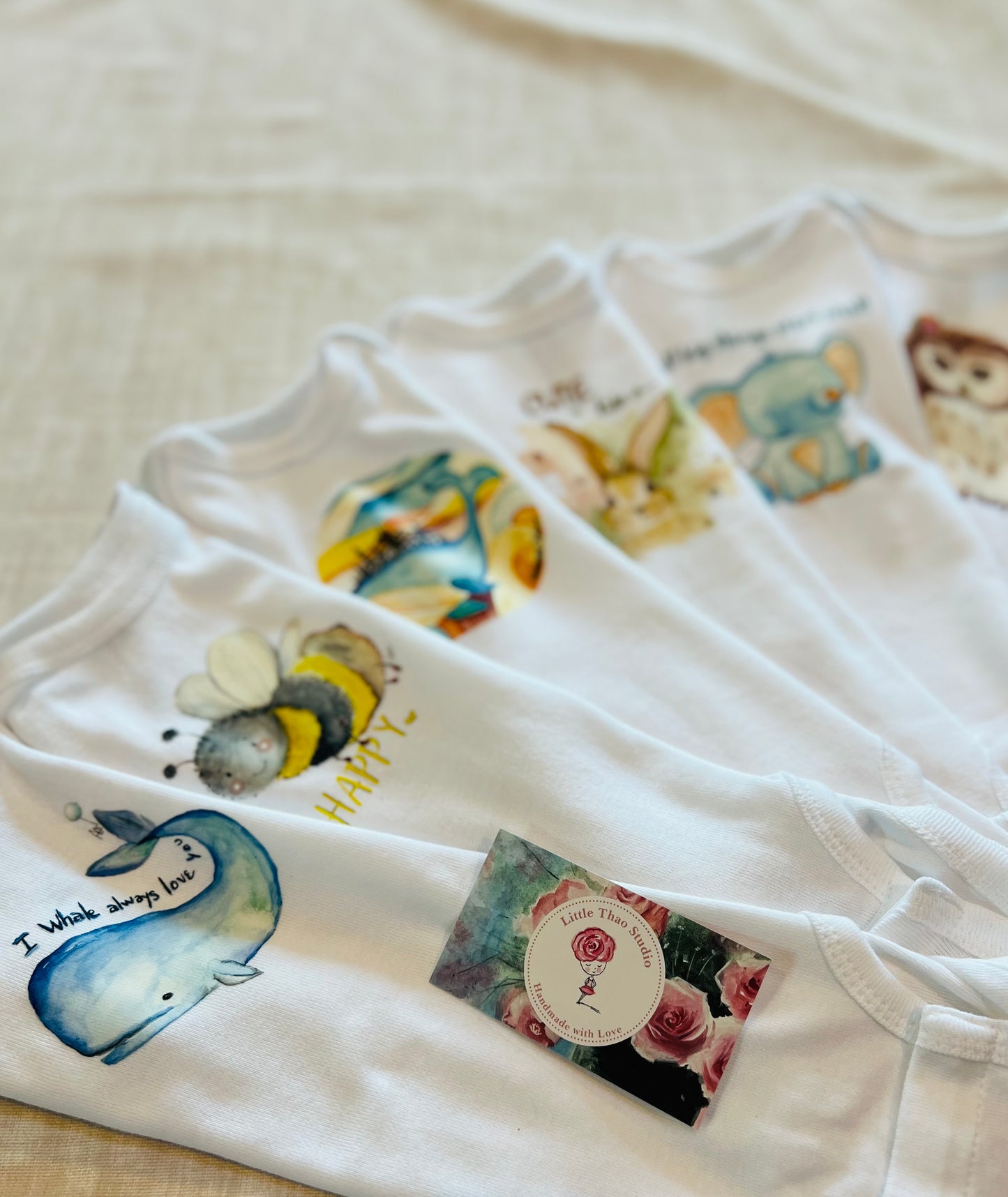 Happy Camper baby onesie