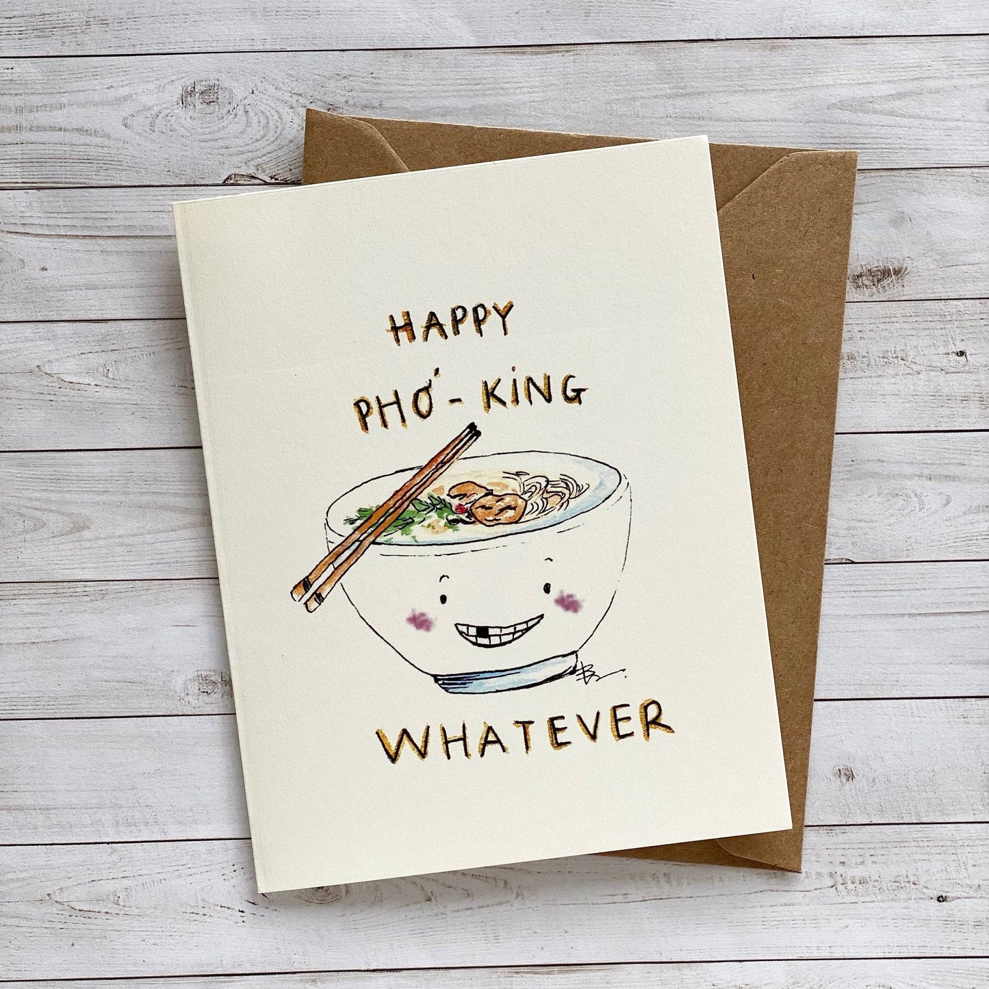 Happy whatever card. Fun pun
