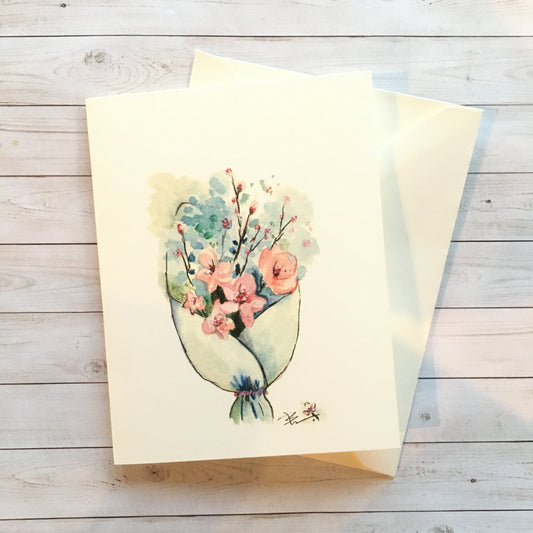 Cherry blossom bouquet
