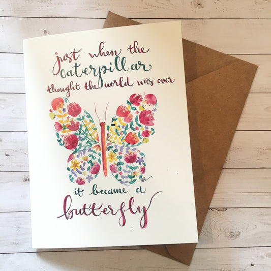 Butterfly card