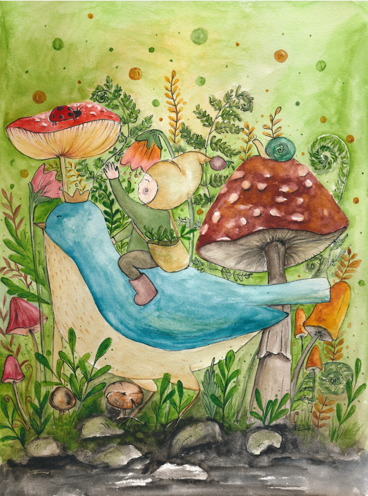 In the garden